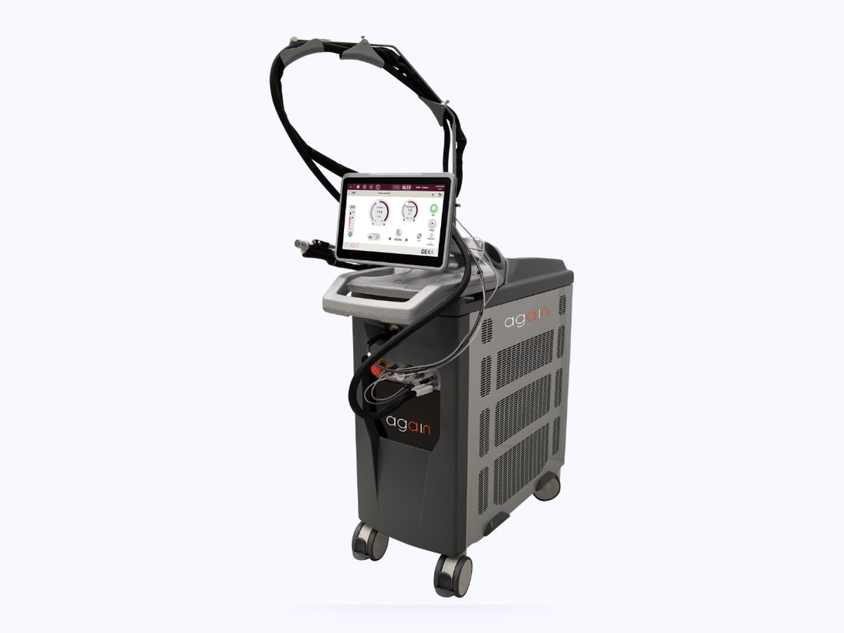 DEKA Again Laser für Haarentfernung mit Alexandrit 755 nm und Nd:YAG 1064 nm bei Amelung Aesthetics in Essen
